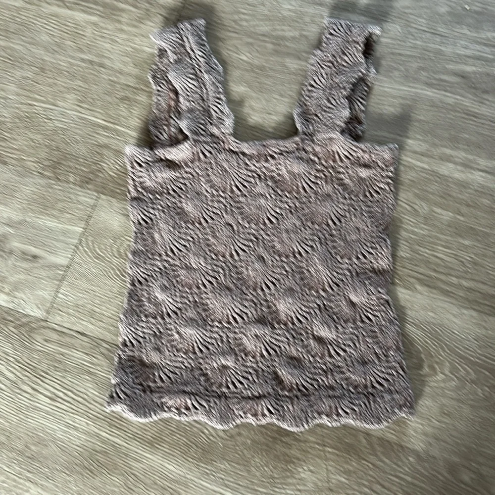 Free People textured tank